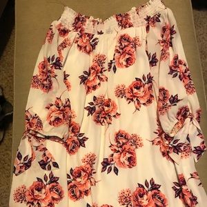 White Floral Dress